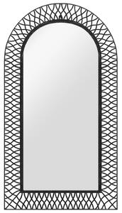 Wall Mirror Arched 60x110 cm Black
