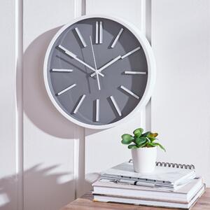 Modern 35cm Wall Clock Grey Grey