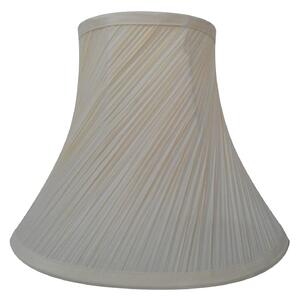 Swirl Pleat Lamp Shade - Cream - 30cm