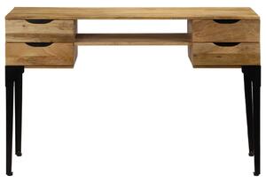 Writing Table Solid Mango Wood 120x50x76 cm