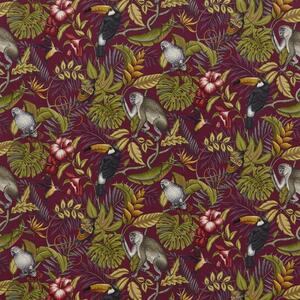 ILiv Rain Forest Fabric Cranberry