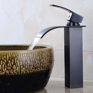 Waterfall Style Square Body Bathroom Tap