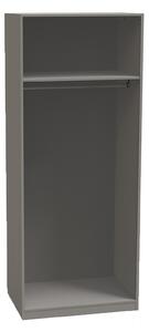 Fitted Bedroom Shaker Double Wardrobe - Grey