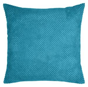 Chenille Spot Cushion Blue