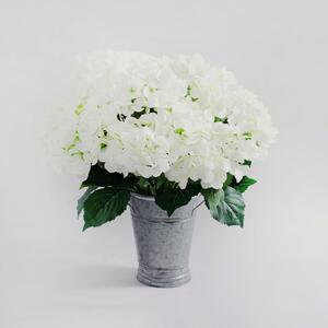 Artificial Cream Hydrangea Stems White