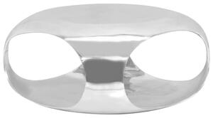 Coffee Table Casted Aluminium 70x70x32 cm Silver