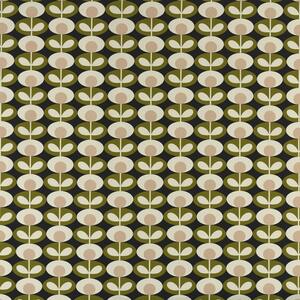 Orla Kiely - Oval Flower Fabric Seagrass
