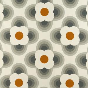 Orla Kiely - Striped Petal Curtain Fabric Orange