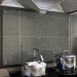 Kitchen Backsplash Transparent 90x60 cm Tempered Glass