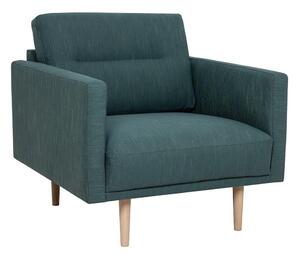 Larvik Fabric Armchair with Oak Legs