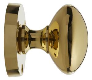 Homebuild Victorian Mortice Knob Set - Polished Brass