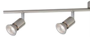 Rochdale 4 Lamp Spotlight Bar - Brushed Stainless Steel
