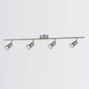 Rochdale 4 Lamp Spotlight Bar - Brushed Stainless Steel