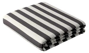 Stripe quilted throw