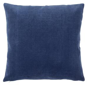 Velour Cushion Blue