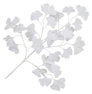 Artificial Leaves Ginko 10 pcs White 65 cm