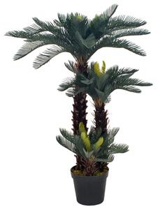 Artificial Plant Cycas Palm with Pot Green 125 cm