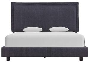 Bed Frame Dark Grey Fabric 135x190 cm 4FT6 Double