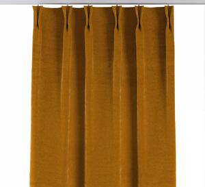Double pinch pleat curtain