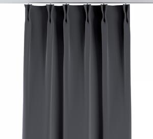 Double pinch pleat curtain