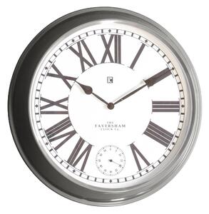 Kirby Clock Light Grey 52cm Grey