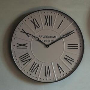 Harper Clock Stone 60cm Cream