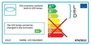 Eglo LED Palermo Flush Light - Chrome
