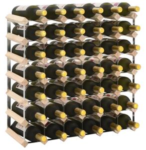 Wine Rack for 42 Bottles Solid Pinewood
