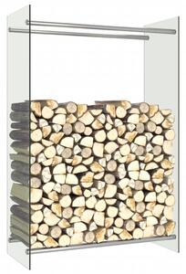 Firewood Rack Transparent 80x35x120 cm Glass