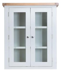 Tattershall Hutch Top White Display Cabinet