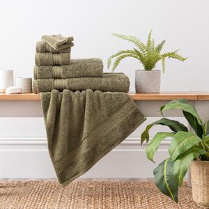 Olive Green Egyptian Cotton Towel Green