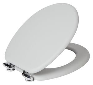 Grey Soft Touch Toilet Seat Grey
