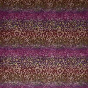 Prestigious Textiles Fable Digitally Printed Velvet Fabric Cassis