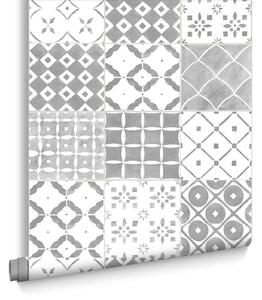 Contour Porches Wallpaper - Grey