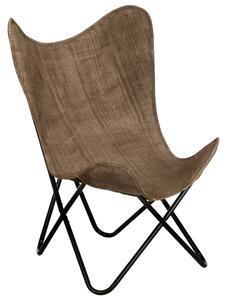 Butterfly Chair Taupe Canvas