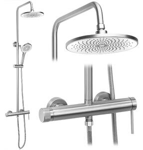 Shower set Rea Foss Clif Brush Nickel