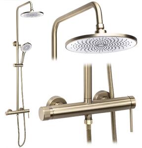 Shower set Rea Foss Clif Brush Gold
