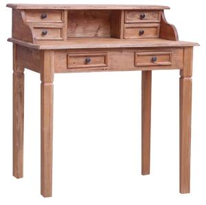 Writing Desk with Drawers 90x50x101 cm Solid Reclaimed Wood
