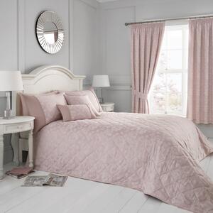 Blossom Quilted Bedspread Blush