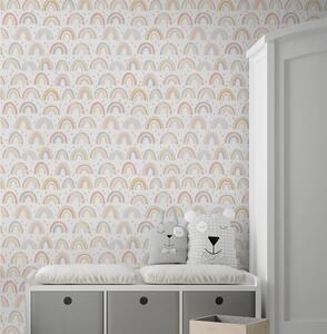 Over The Rainbow Natural Wallpaper Brown