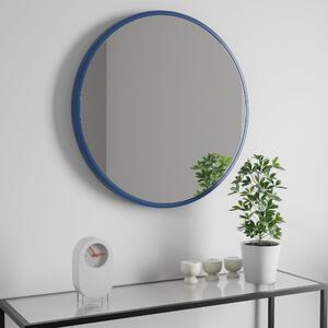 Elements Round Wall Mirror 55cm Navy Navy Blue