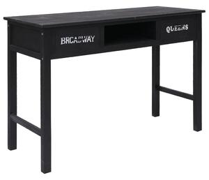 Console Table Black 110x45x76 cm Wood