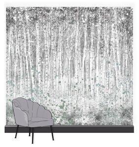 Painterly Woods Shadow Wall Mural