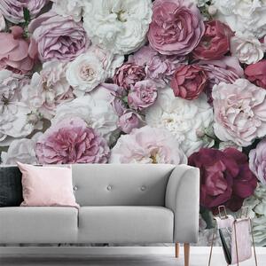 Bouquet Blush Wall Mural