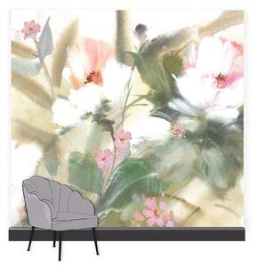 Expressive Floral Lush Wall Mural