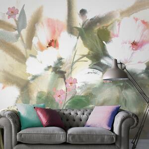 Expressive Floral Lush Wall Mural