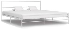 Bed Frame White Metal 6FT Super King 180x200 cm