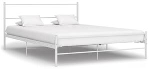 Bed Frame White Metal 120x200 cm