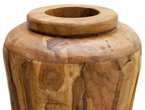 Decoration Vase 40x80 cm Solid Teak Wood