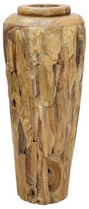 Decoration Vase 40x100 cm Solid Teak Wood